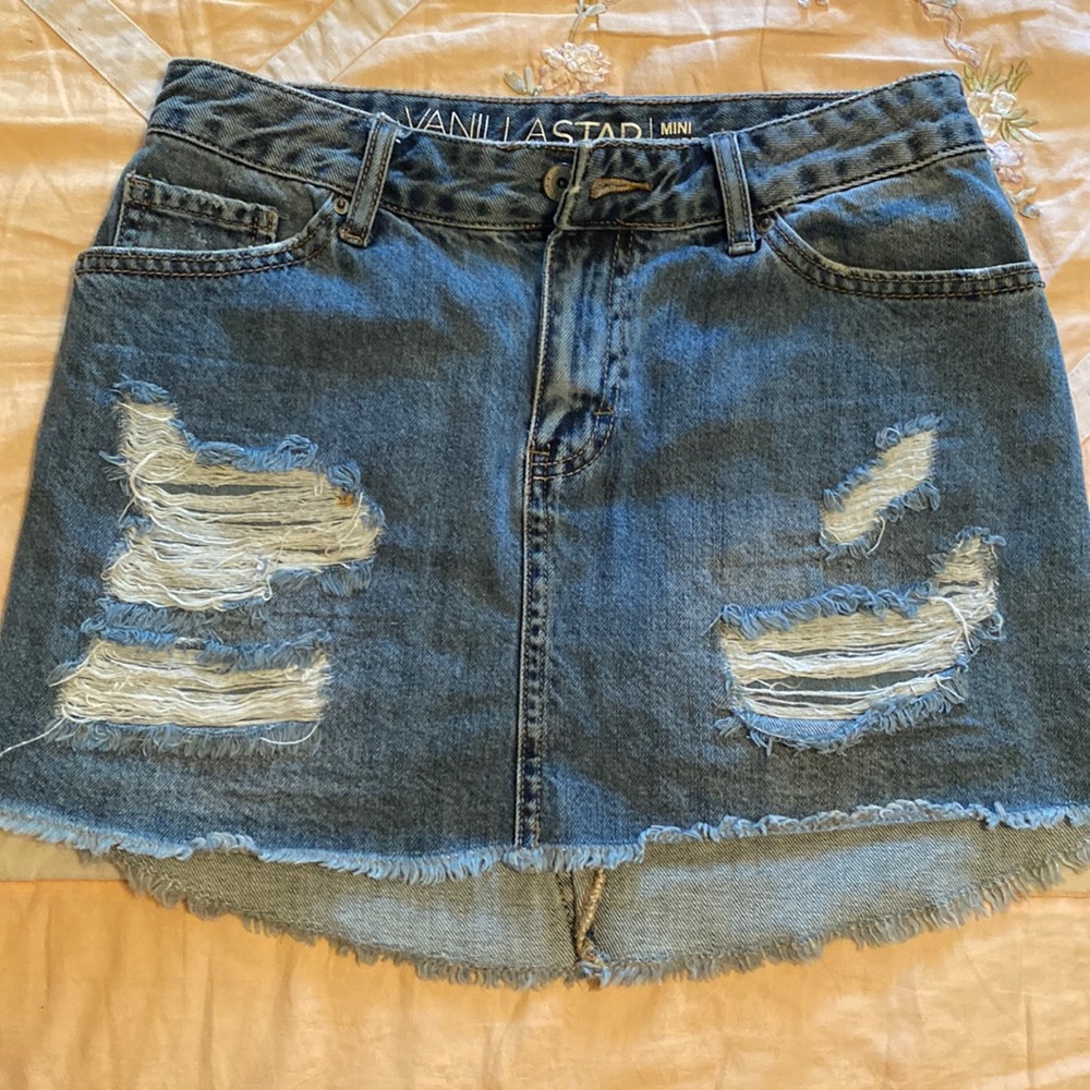 Vanilla star mini skirt Denim 5 for 35$